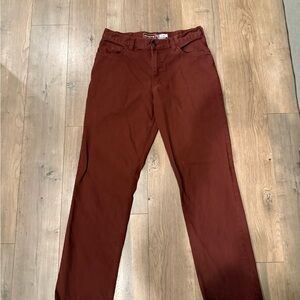 Carhartt Brick Red Relaxed Fit Pants